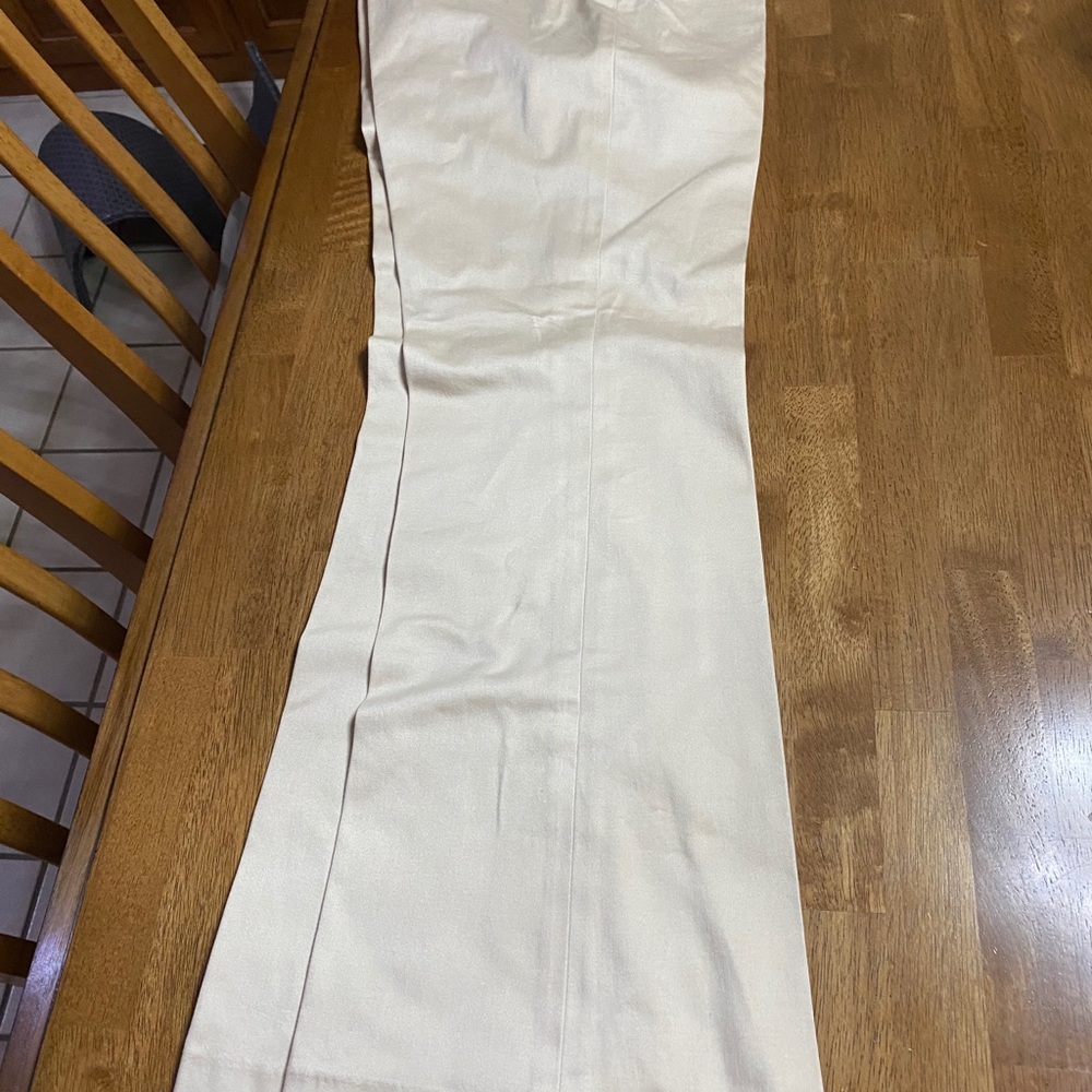 Cache Cream Slacks Flare Size 10 - image 4